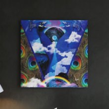 クジャクが美しい Galaxy Graphicsのウォールデコ