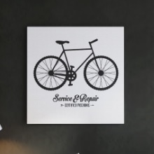 自転車好きの方にはたまらないデザイン 自転車のウォールデコ
