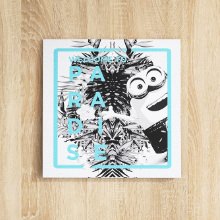 [30×30]喜びあふれるPARADISE ミニオンのアートパネル