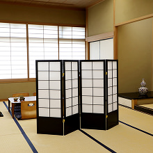 お部屋に落ち着きと和の品格をまとう 和風衝立 4連・高さ120cm