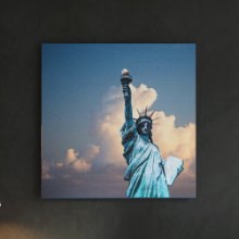 アメリカンテイストなお部屋に ニューヨークの壁掛けアート