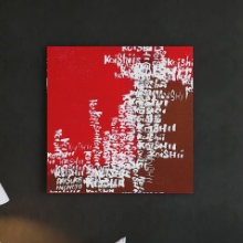 目を奪われる赤のデザイン DAISUKE INOMOTOのアートパネル