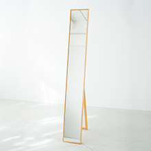シンプルが心地良い スリムフレームスタンドミラー (22×153cm)