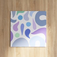 空間にアートで知的な印象を与える 北欧のアートパネル