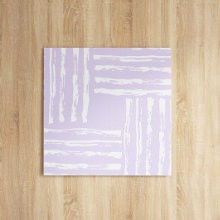 シンプルなデザインに柔らかいパープルが落ち着きを感じさせる 北欧のアートパネル