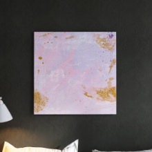 ゴールドカラーのアクセントが モダンな壁掛けアート