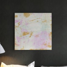 華やかな色使いでお部屋にぬくもりあふれる モダンなファブリックボード
