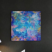 美しい色合いに心が癒されるような モダンなアートパネル