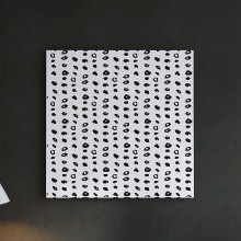 どんなお部屋にも合わせやすい ドット柄のファブリックパネル