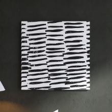 モノトーンで洗練された大人っぽいお部屋を演出 幾何学模様の壁掛けアート