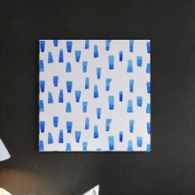 お部屋の雰囲気を格上げする 幾何学模様のアートパネル