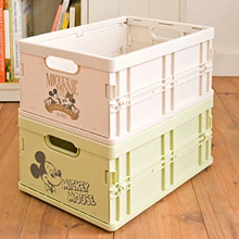 日本製ナチュラルデザインがお部屋に馴染む ディズニースタッキングコンテナ