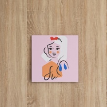 [30×30]世界中で愛されるプリンセス『白雪姫』の アートパネル
