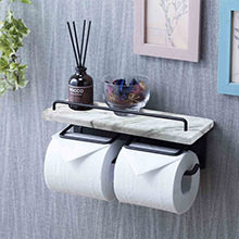 トイレットペーパーホルダー ダブルタイプ  大理石柄