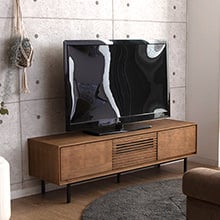 和を感じさせる涼やかな格子デザイン 幅150cm テレビボード