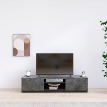 デザインと機能性を兼ね備えた テレビボード 幅140cm (グレー)