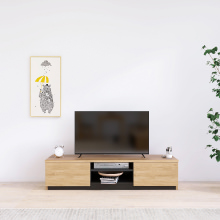 デザインと機能性を兼ね備えた テレビボード 幅140cm (ナチュラル)
