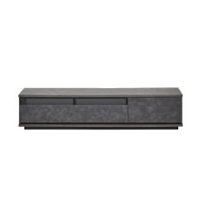 シンプルなデザインで使い勝手の良い テレビボード 幅150cm (グレー)