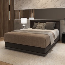 目を引くデザインと極上の寝心地 シーリー ダブルクッションベッド (シングル)