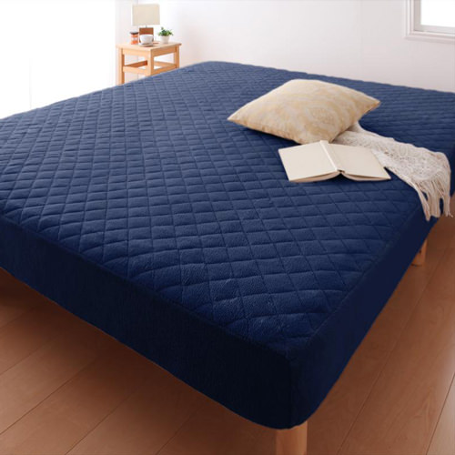 人気素材 寝心地・カラー・タイプが選べる 大きいサイズのパッド一体型ボックスシーツ