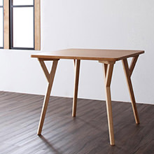 アート感漂う美しいシンメトリー 北欧モダンデザインダイニングテーブル