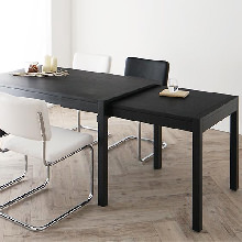 [ダイニング テーブル] 幅135cm〜 4人用 6人用 伸長式 スライドタイプ
