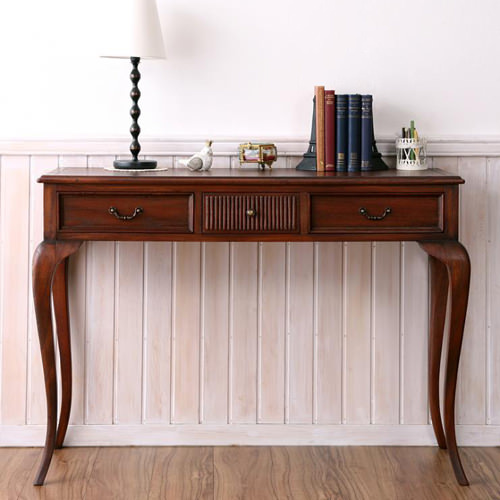 高級木材ミンディが作る一生ものの家具 アンティークデザイン コンソールテーブル