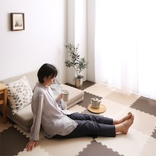 ジョイントマット 8mm厚 45cm角×64枚 (8畳サイズ) クラシックブラウン3