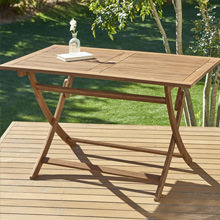 広がるライフスタイルの形 アカシア天然木ガーデンファニチャー テーブル