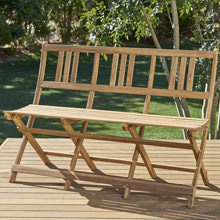 広がるライフスタイルの形 アカシア天然木ガーデンファニチャー 3人掛けベンチ