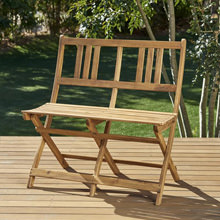 広がるライフスタイルの形 アカシア天然木ガーデンファニチャー 2人掛けベンチ