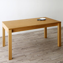 上質なデザイン 3段階伸縮ワイドサイズデザインダイニング テーブル