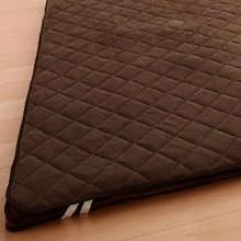 [190×280] 質感の違う2種類から選ぶ スーパーふかふかラグ 洗い替えカバー マイクロファイバー ブラウン