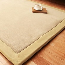 [90×120] 弾力のある柔らかさが魅力 厚さが3種類から選べるマイクロファイバーラグ 厚さ20mmタイプ アイボリー