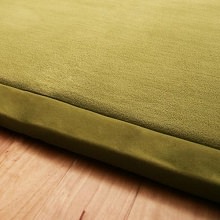 [90×120] 弾力のある柔らかさが魅力 厚さが3種類から選べるマイクロファイバーラグ 厚さ20mmタイプ グリーン