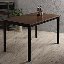 個性的な 天然木パイン無垢材ヴィンテージデザインダイニング テーブル