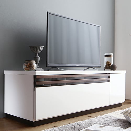 組立不要ですぐ使用できる 国産完成品デザインテレビボード (幅120)