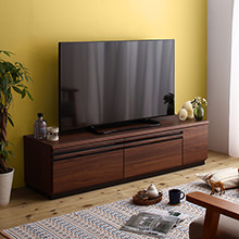組立不要ですぐ使用できる 国産完成品デザインテレビボード (幅150)