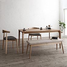 こだわりのシルエット 北欧モダンデザインダイニング チェア 4点セット