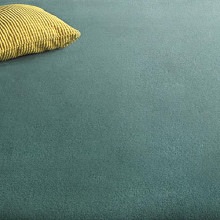 [直径185] おしゃれなスモーキーカラー 厚みが選べる ニュアンスカラーの洗えるシャギーラグ 厚さ3mm サークル グリーン