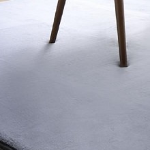 [直径185] おしゃれなスモーキーカラー 厚みが選べる ニュアンスカラーの洗えるシャギーラグ 厚さ20mm サークル グレー