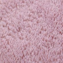 [185×240] おしゃれなスモーキーカラー 厚みが選べる ニュアンスカラーの洗えるシャギーラグ 厚さ3mm ピンク