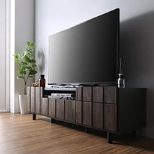 味わい深い風合い 国産完成品 古木風リビング 150テレビボード