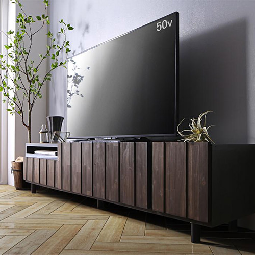 味わい深い風合い 国産完成品 古木風リビング 180テレビボード