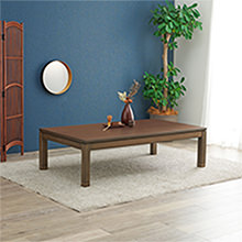 ダイニングこたつテーブル 幅135cm (ダークブラウン)の詳細 | カヴァース