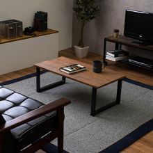 美しく重厚感のあるお部屋に格上げできる フリーテーブル (ブラウン)