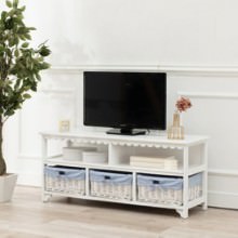 大人可愛い フリルデザインシリーズ テレビボード 幅100cm