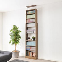 スリムなのに大容量たっぷり収納可能 ダブルスライドラック ホワイト