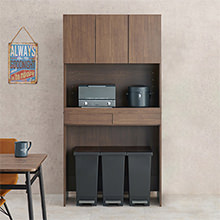 省スペースでも妥協なし 1台3役のワイドバタフライキッチンカウンター