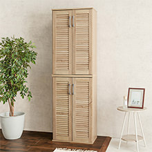 ワイドなタイプの大容量シューズ収納 ルーバーシューズボックスの詳細